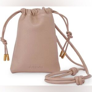 COPY - Dolce Vita Evie Pebble Leather Phone Pouch Crossbody Bag